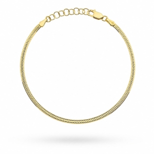 Bransoletka złota jednostronnie diamentowana 2,5mm
