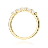Złoty Pierścionek 585 z 5 Diamentami 0,50 ct | ERgold