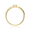 Złoty Pierścionek 585 z Diamentami 0,39 ct | ERgold