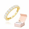 Pierścionek 585 z 13 Diamentami Lab 1,30 ct | ERgold