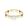 Pierścionek Zaręczynowy 375 Diament Lab 0,19 ct | ERgold