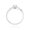Pierścionek Zaręczynowy Białe Złoto 375 0,19 ct | ERgold