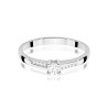 Pierścionek Zaręczynowy Białe Złoto 375 0,19 ct | ERgold