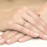 Pierścionek z Morganitem i Diamentami 375 | ERgold