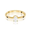 Pierścionek z Diamentem Laboratoryjnym 0,40 ct 585 | ERgold