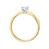 Pierścionek Zaręczynowy z Brylantem 0,25 ct 585 | ERgold