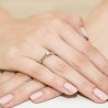 Złoty pierścionek z diamentem laboratoryjnym | ERgold
