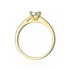 Pierścionek z diamentem laboratoryjnym 0,08 ct | ERgold