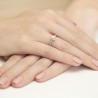 Pierścionek z diamentami laboratoryjnymi 375 | ERgold