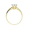 Złoty pierścionek z cyrkonią 333