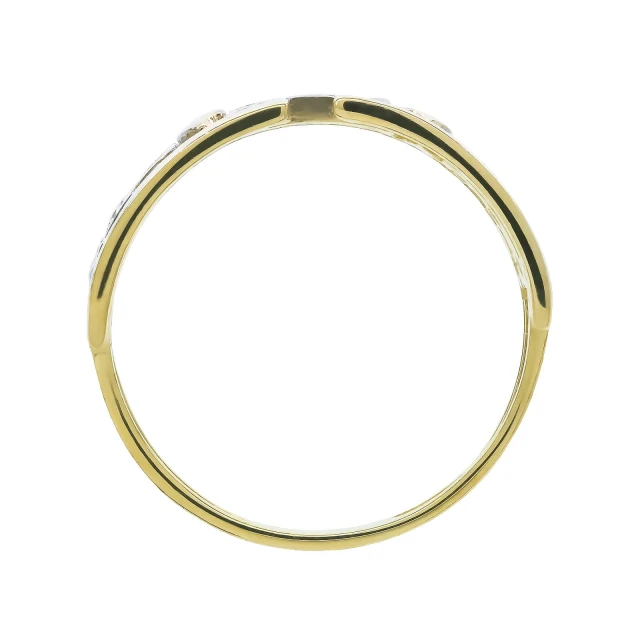 Gold Ring Schönes Muster Ehering