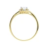 Złoty pierścionek kwiatek złoto 333