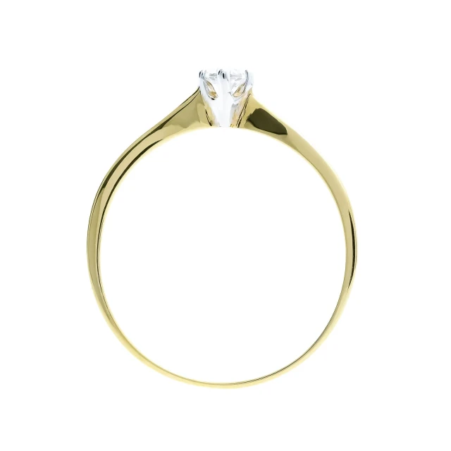Gold Ring Zartes Muster