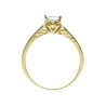 Złoty pierścionek zaręczynowy 333 ażurowy