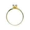 Zaręczynowy pierścionek złoty 333 z białym kamieniem