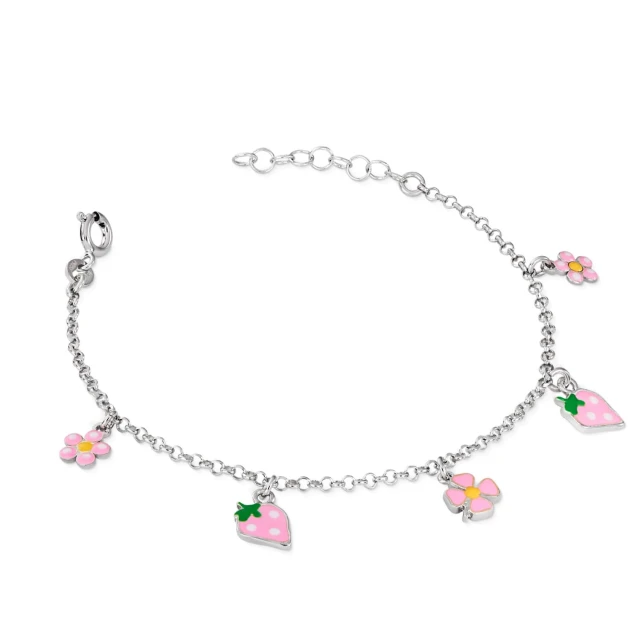 Silberarmband mit Ornamenten SBD10