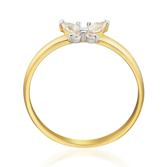 Goldener BUTTERFLY Ring