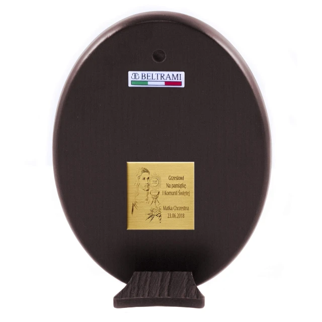 SOUVENIR UND HEILIGE KOMMUNION OVAL FÜR DAS MÄDCHEN