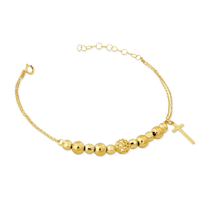 Goldenes Armband Saint