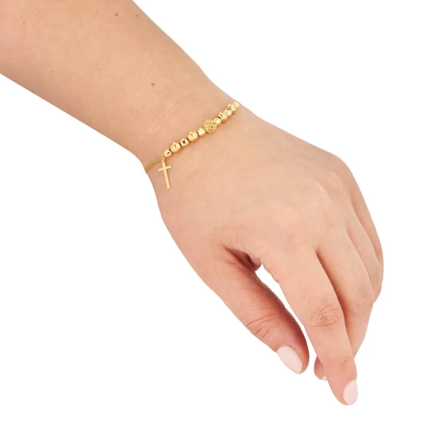 Goldenes Armband Saint