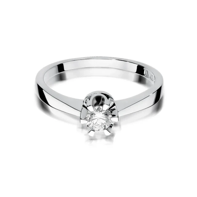 Gold Diamant Ring WeißGold EW-408 0.25ct