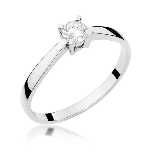 Gold Diamant Ring WeißGold EW-242 0.20ct
