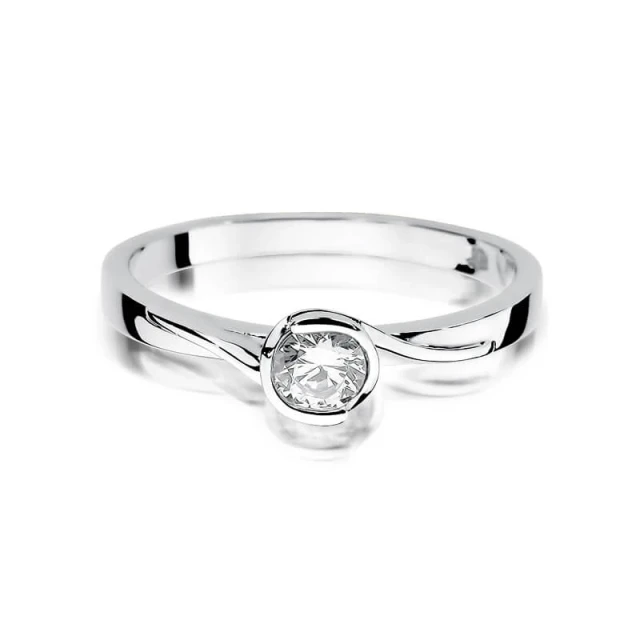 Gold Diamant Ring WeißGold EW-357 0.25ct