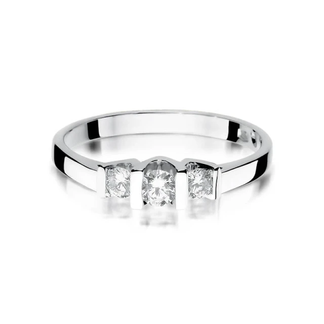 Gold Diamant Ring WeißGold EW-338 0.31ct