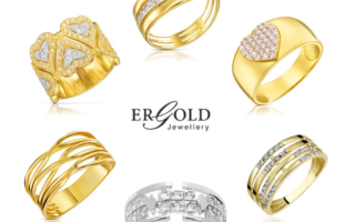 szeroki złoty pierścionek 333