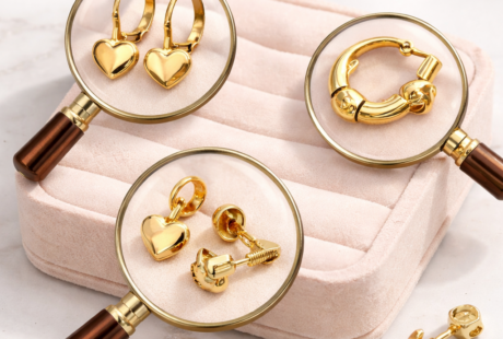 zapięcia złotych kolczyków